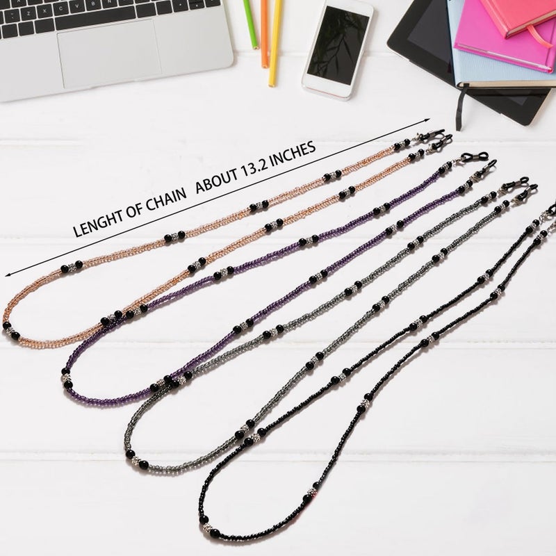 EJOQSON Beaded Eyeglass Chains Glasses Chain For Women Stylish Sunglasses Strap Eye Glass Holders Around Neck Glasses Lanyard - Image 5